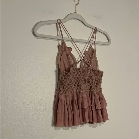Free people‎ Adella dusty pink tank, size XS - Picture 5 of 7